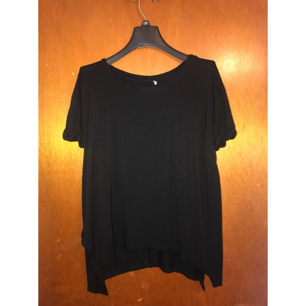 Black Flowing Shirt